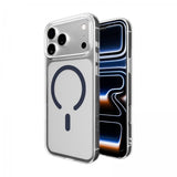 Puro iPhone 17 Pro Max Skal Lite Mag Transparent Blå