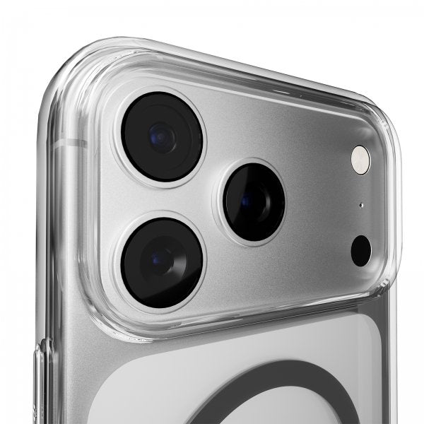 Puro iPhone 17 Pro Max Skal Lite Mag Transparent Grå