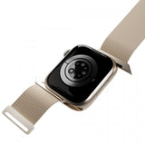 Puro Apple Watch 44/45/46mm/Ultra 49mm Armband Milanese Champagne