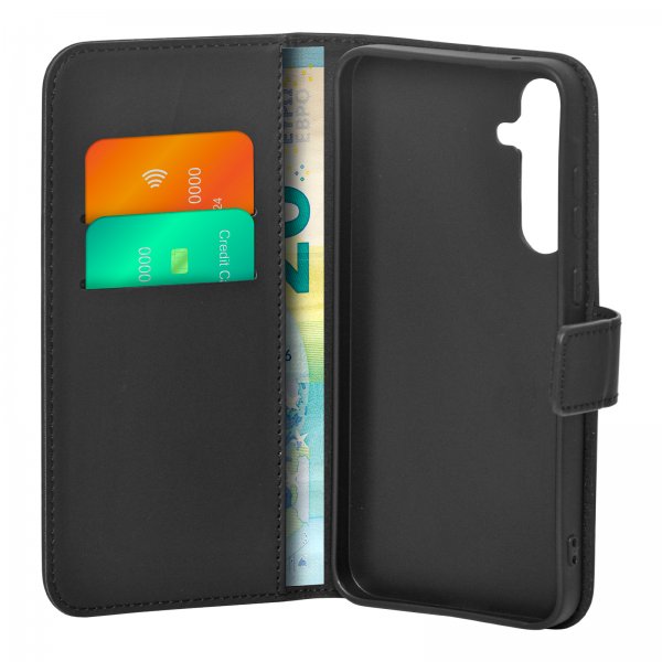 Puro Samsung Galaxy A35 Fodral Wallet Stand Svart