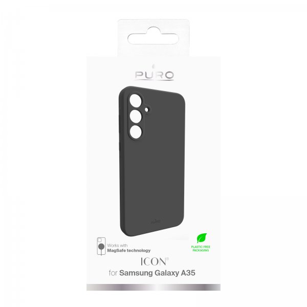 Puro Samsung Galaxy A35 Skal Icon Svart
