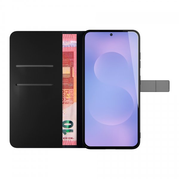 Puro Samsung Galaxy S26 Plus Fodral Wallet Stand Svart