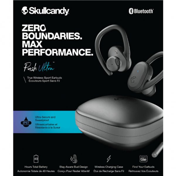Skullcandy Push Ultra Hörlurar In-Ear True Wireless Svart