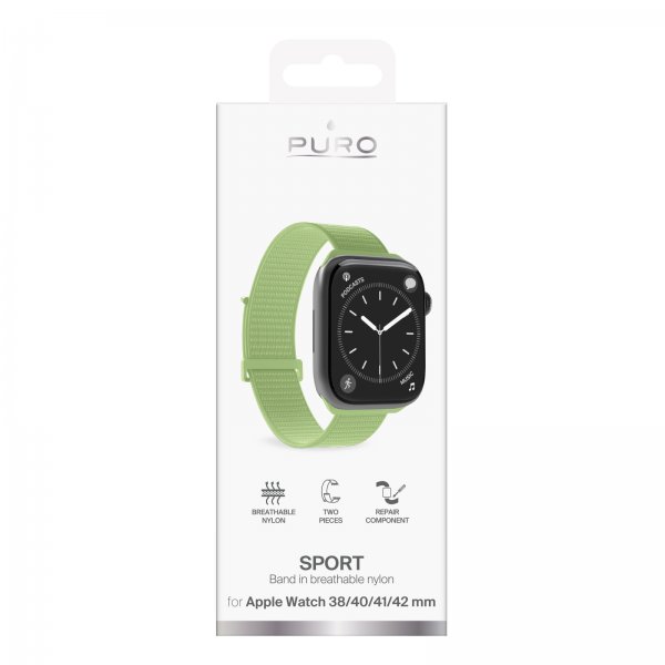 Puro Apple Watch 38/40/41/42mm Armband Sport Strap Salted Lime
