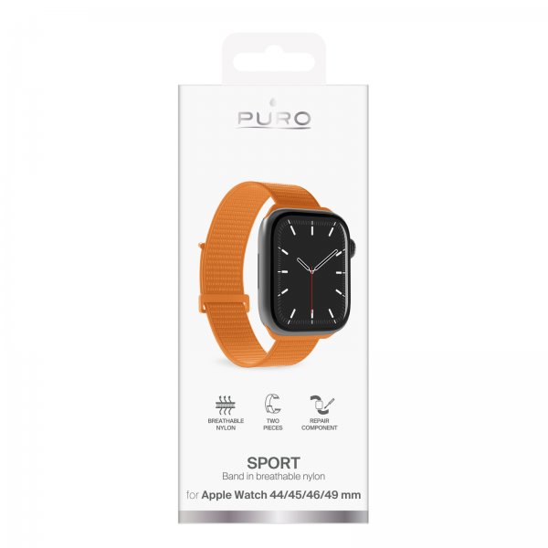 Puro Apple Watch 44/45/46/Ultra 49mm Armband Sport Strap Desert Sun