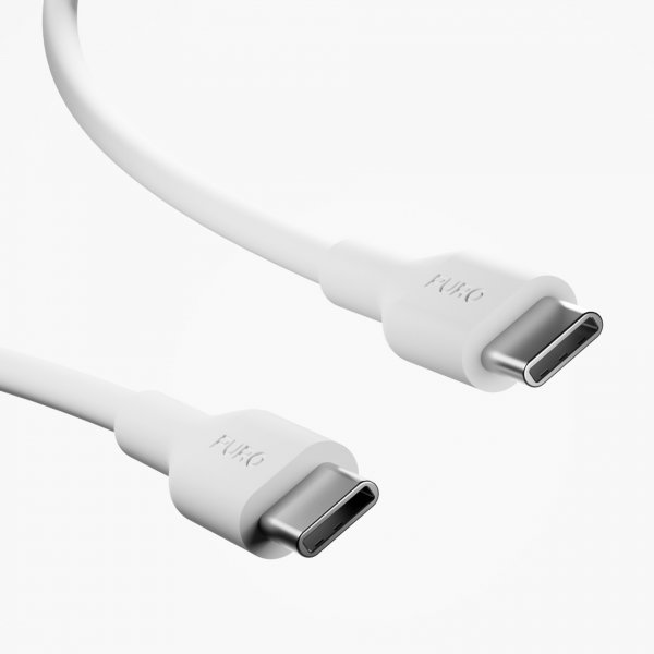Puro Laddare med Kabel ProLite Kit USB-C 25W 1.2m Vit