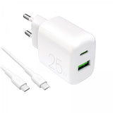 Puro Laddare med Kabel ProLite Kit USB-C 25W 1.2m Vit