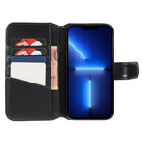 Nordic Covers iPhone 14 Pro Fodral Essential Leather Raven Black