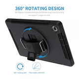 Armor-X Lenovo Tab M10 Plus TB-X606F Skal Rainproof Rugged Case Hand Strap Kickstand