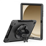 Armor-X Samsung Galaxy Tab A9 Plus Skal Rainproof Rugged Case Hand Strap Kickstand