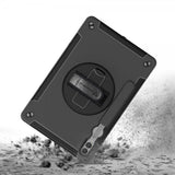 Armor-X Samsung Galaxy Tab S9 FE Plus Skal Rainproof Rugged Case Hand Strap Kickstand
