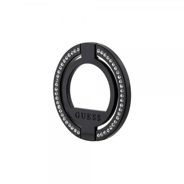 Guess Ring Stand MagSafe Svart