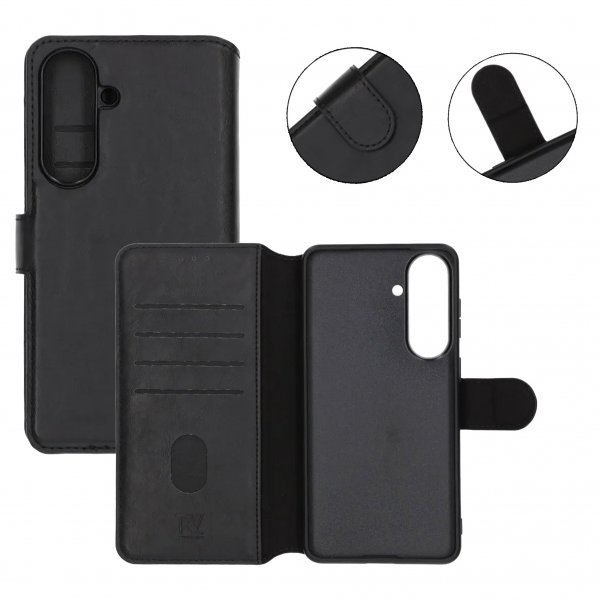 Rvelon Samsung Galaxy S26 Plus Fodral 4 Kortfack Löstagbart Skal Svart
