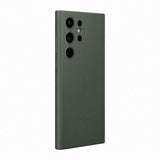 Samsung Original Galaxy S23 Ultra Skal Leather Cover Grön