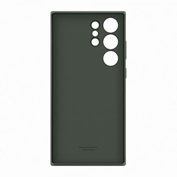 Samsung Original Galaxy S23 Ultra Skal Leather Cover Grön