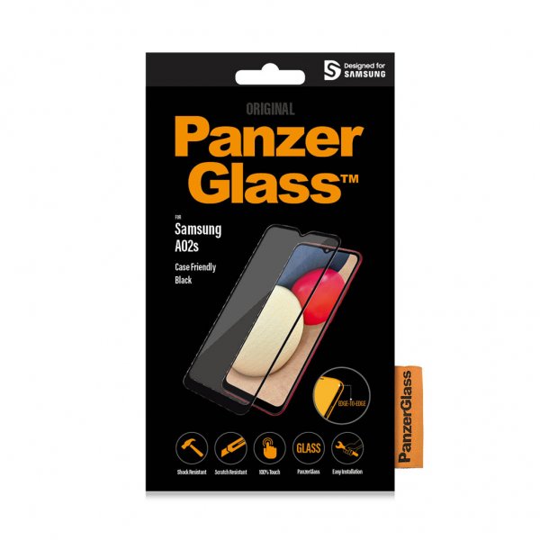 PanzerGlass Samsung Galaxy A02s Skärmskydd Case Friendly