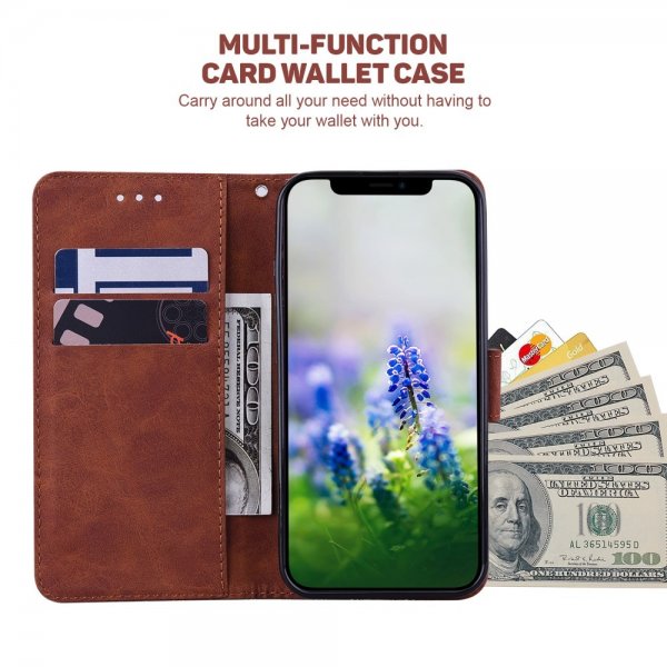 Samsung Galaxy A03 Fodral Mönstrat Brun