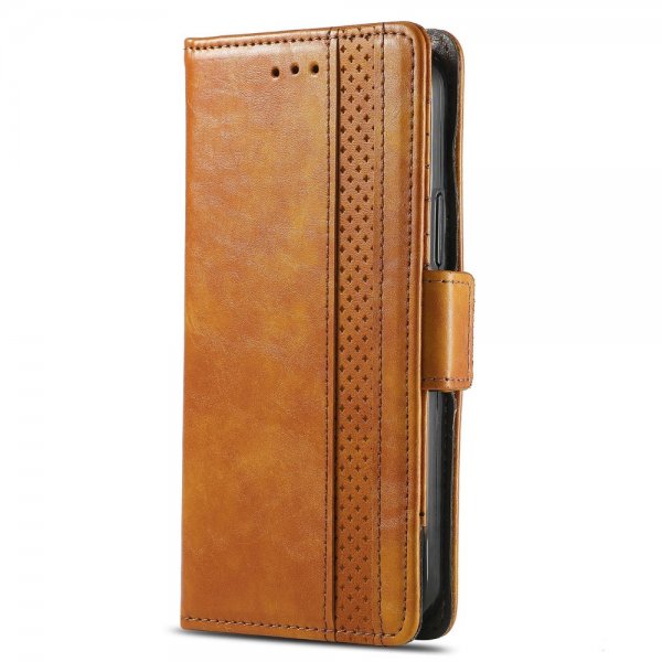 Samsung Galaxy A03 Fodral Stripe Ljusbrun
