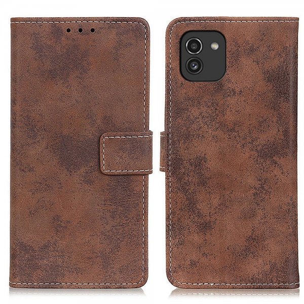 Samsung Galaxy A03 Fodral Vintage Brun