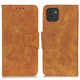 Samsung Galaxy A03 Fodral Vintage Ljusbrun