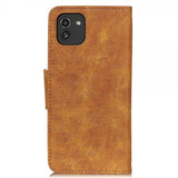 Samsung Galaxy A03 Fodral Vintage Ljusbrun