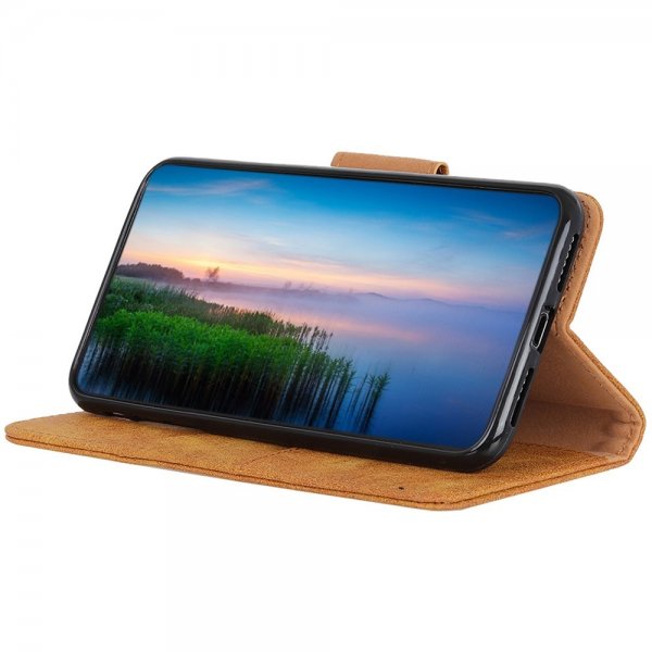 Samsung Galaxy A03 Fodral Vintage Ljusbrun