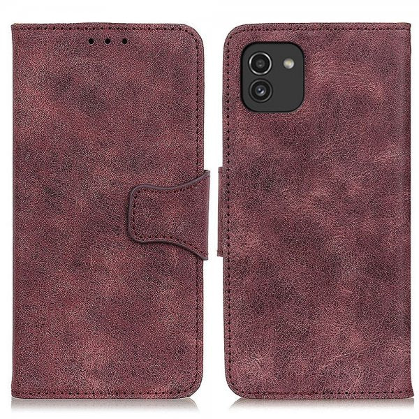 Samsung Galaxy A03 Fodral Vintage Vinröd