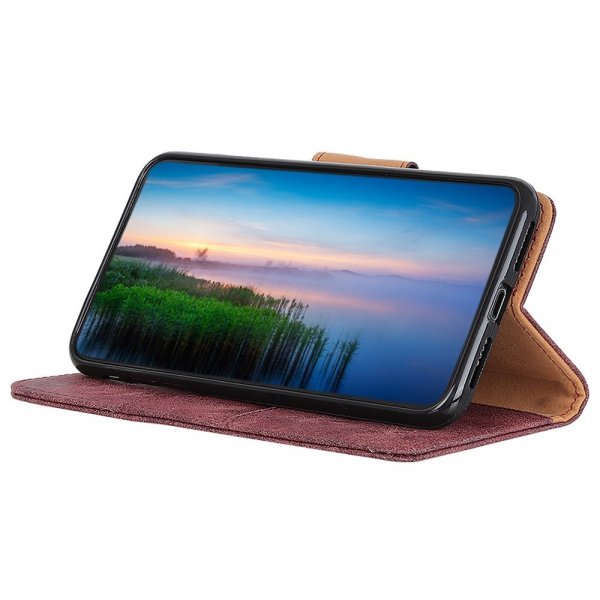 Samsung Galaxy A03 Fodral Vintage Vinröd