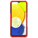 Samsung Galaxy A03 Skal Däckmönster Stativfunktion Röd