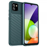 Samsung Galaxy A03 Skal Thunder Series Grön