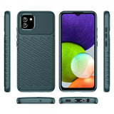 Samsung Galaxy A03 Skal Thunder Series Grön