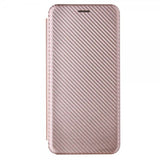 Samsung Galaxy A03s Fodral Kolfibertextur Roseguld