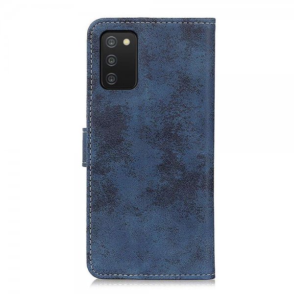 Samsung Galaxy A03s Fodral Vintage Blå