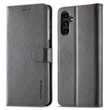 Lc.Imeeke Samsung Galaxy A04s/Galaxy A13 5G Fodral med Kortfack Stativfunktion Grå