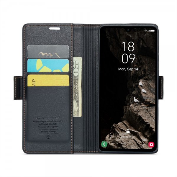 CaseMe Samsung Galaxy A05s Fodral 023 Series Svart