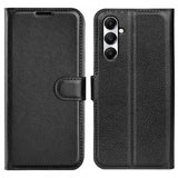 Samsung Galaxy A05s Fodral Litchi Svart