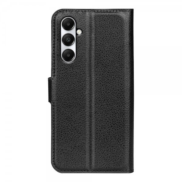 Samsung Galaxy A05s Fodral Litchi Svart