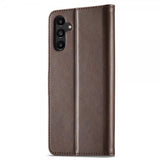 Lc.Imeeke Samsung Galaxy A05s Fodral med Kortfack Stativfunktion Mörkbrun