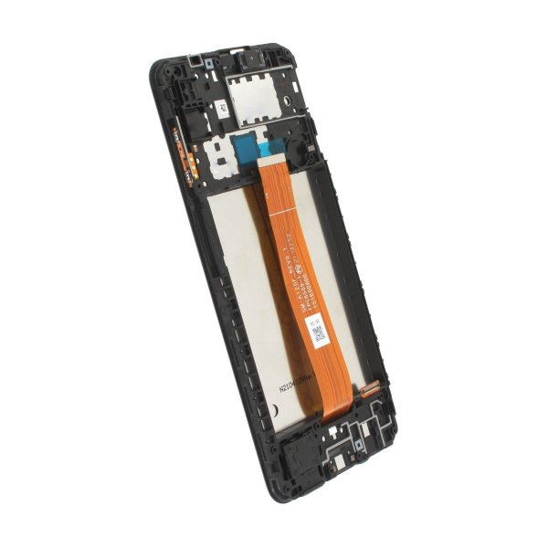 Samsung Galaxy A12 Skärm med LCD Display Original - Svart