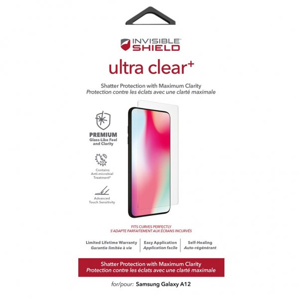 ZAGG InvisibleShield Samsung Galaxy A12 Skärmskydd Ultra Clear+