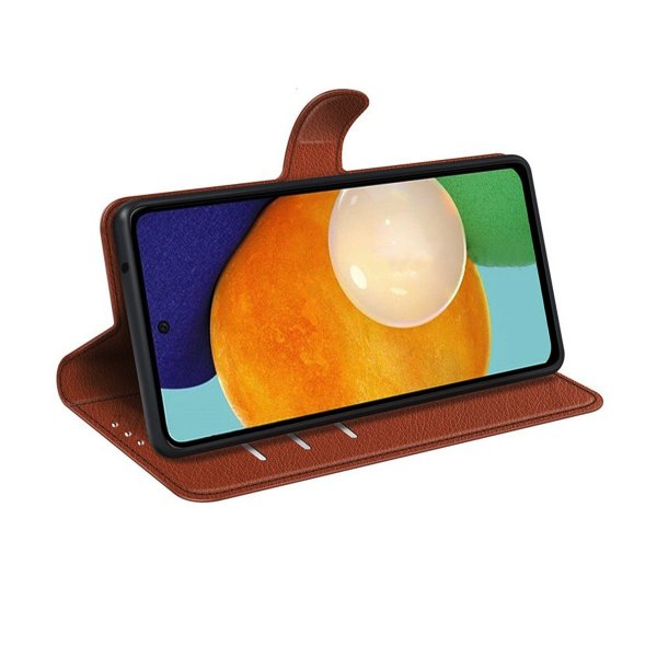 Samsung Galaxy A13 4G Fodral med Stativ Brun