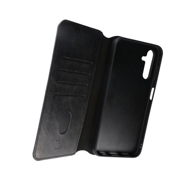 Rvelon Samsung Galaxy A14 Fodral 4 Kortfack Svart