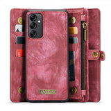 CaseMe Samsung Galaxy A14 Fodral 008 Series Löstagbart Skal Röd