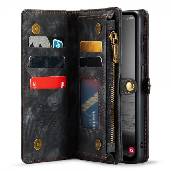 CaseMe Samsung Galaxy A14 Fodral 008 Series Löstagbart Skal Svart