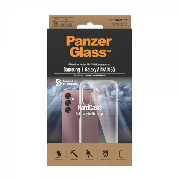 PanzerGlass Samsung Galaxy A14 Skal HardCase Transparent