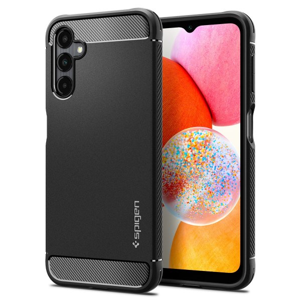 Spigen Samsung Galaxy A14 Skal Rugged Armor Matte Black