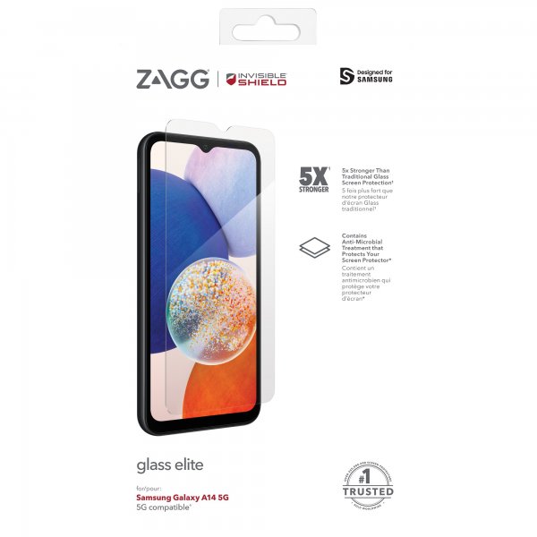 ZAGG InvisibleShield Samsung Galaxy A14 Skärmskydd Glass Elite