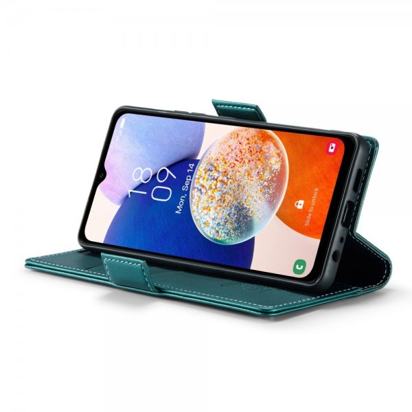CaseMe Samsung Galaxy A14 Fodral 023 Series Grön