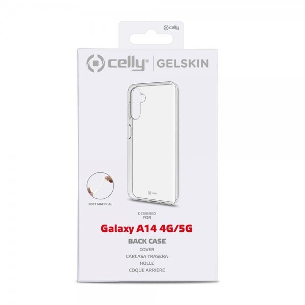 Celly Samsung Galaxy A14 Skal GELSKIN Transparent