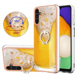 Samsung Galaxy A14 Skal med Finger Ring Motiv Öl